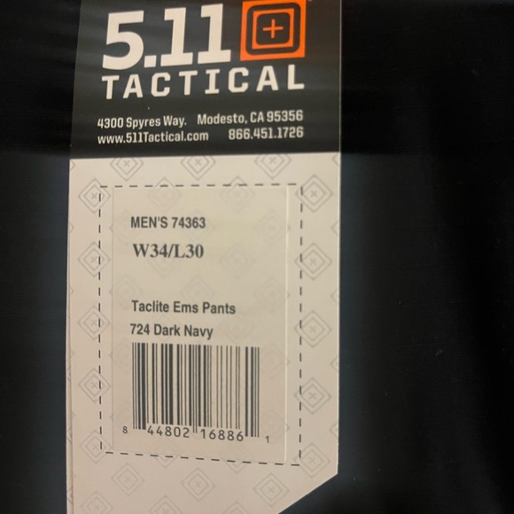 5.11 Tactical EMS Pants 34x30 - Picture 2 of 2